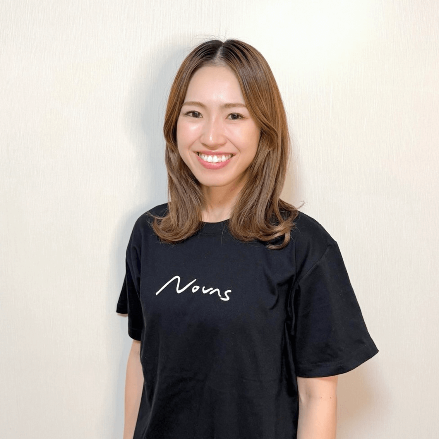 柳生遥さんが笑っている画像